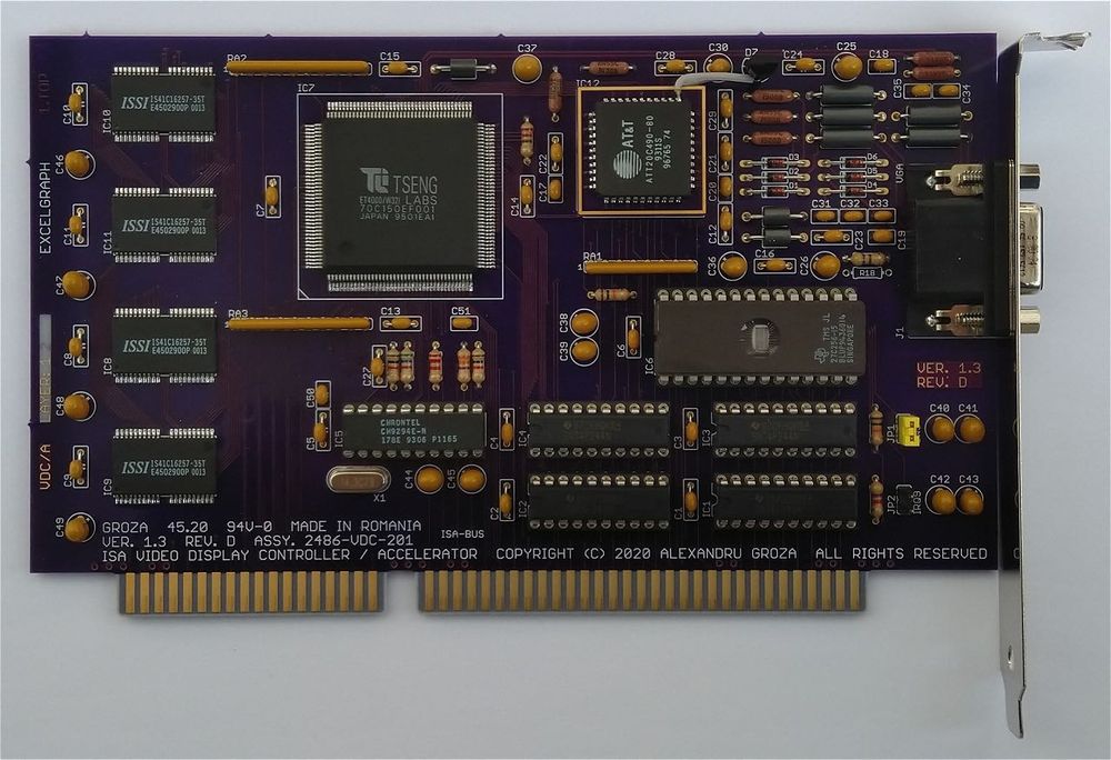 Продам платы ISA VIDEO DISPLAY controller