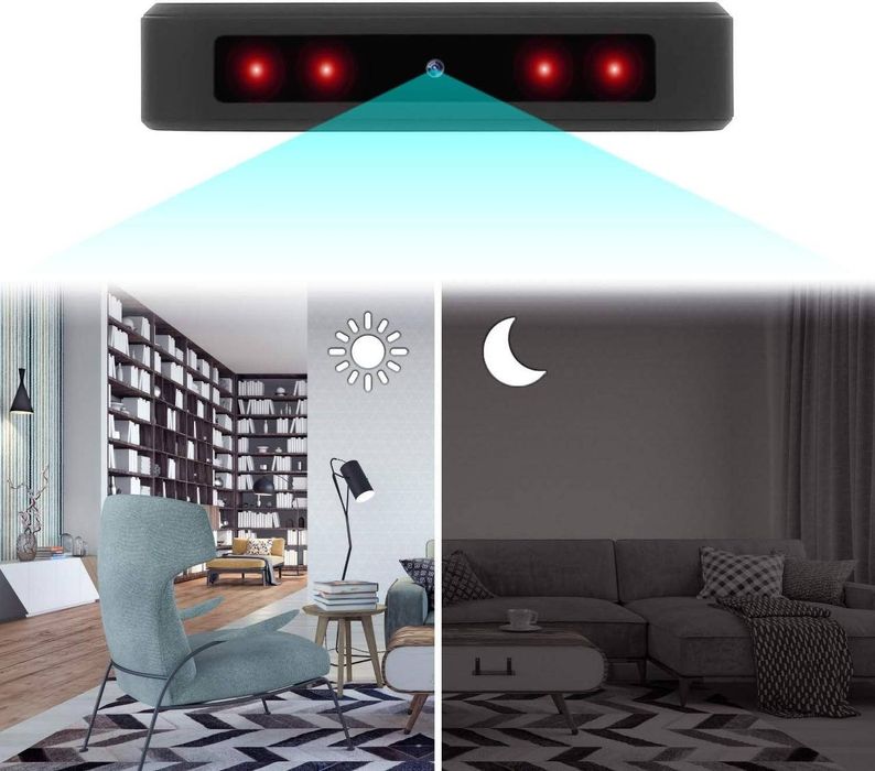 Прихована Wi-Fi камера ZUNHAI в Power Bank 10000mAh, нічне бачення