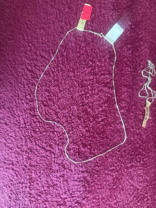 Sprzedam srebny łancuszek 50 cm