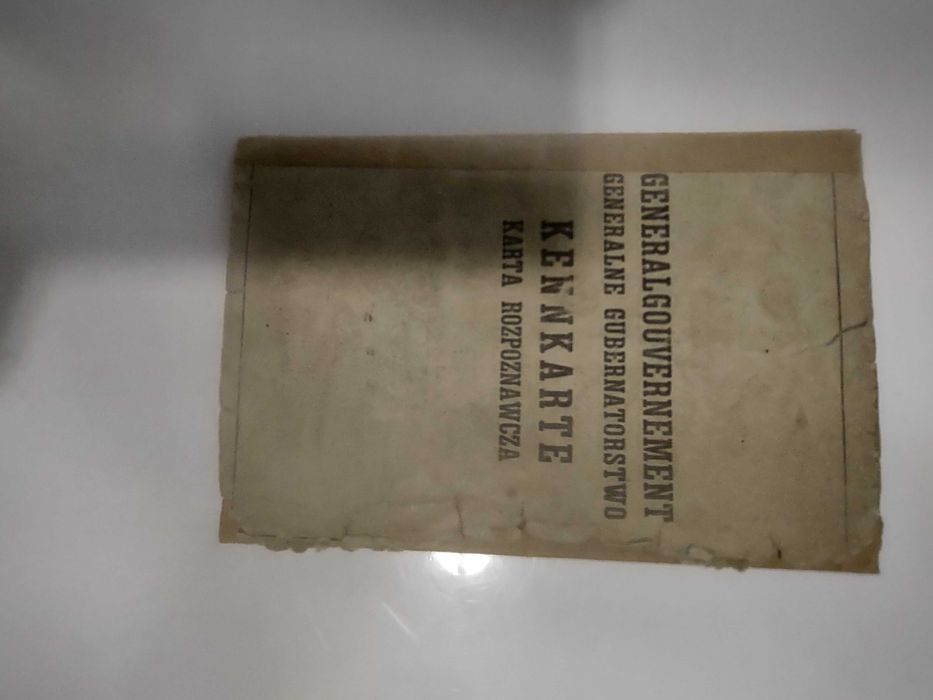 Kenkarta 1942 rok