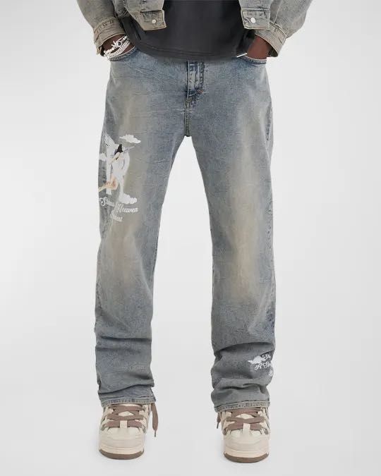 Джинси Represent Jeans слім fit штани opium y2k baggy slim