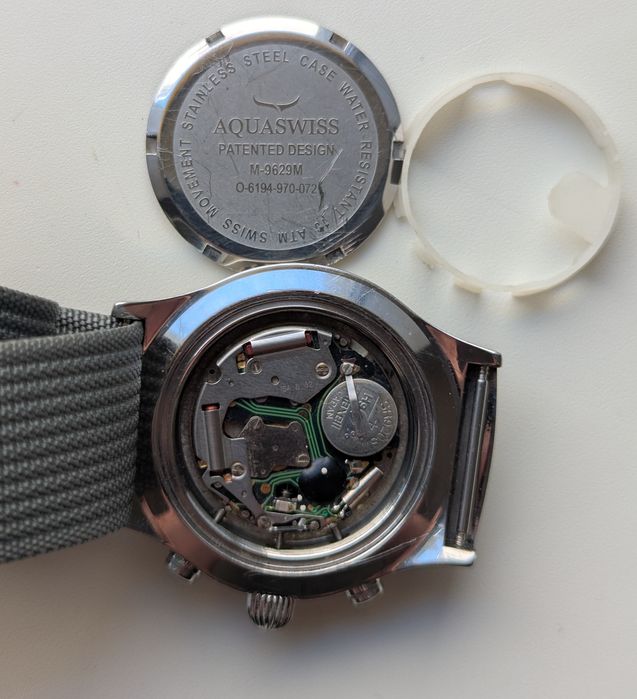 Годинник AquaSwiss Chronograph швейцарський чоловічий