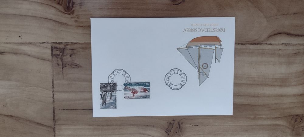 Filatelistyka koperty okolicznościowe Poczty Norweskiej
