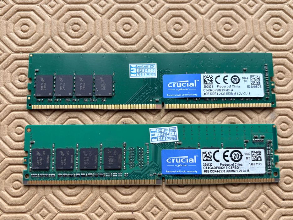 Ram Crucial DDR4 8Gb (2x4gb) 2133