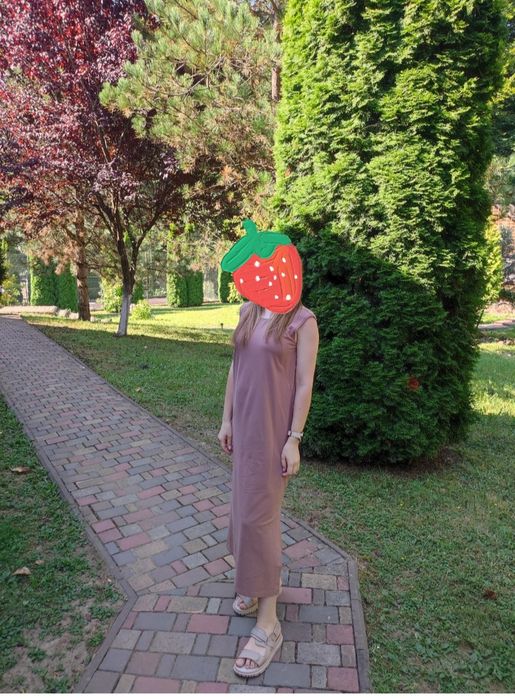 Сукня-майка для вагітних і годуючих MILA DR-23.081 капучино