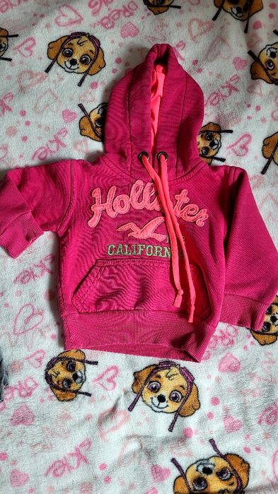 15 szt. Duża Paczka ubrań dla dziewczynki r 86, leginsy h&m newbie, bluza holister,  body
