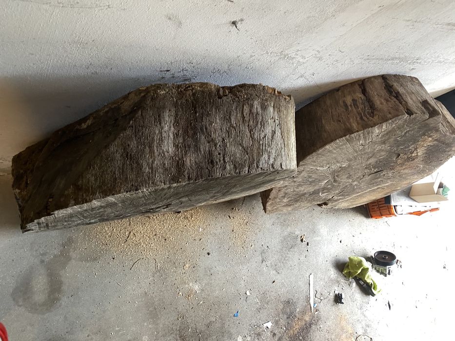 Plaster Pień Dębu na stolik stare drzewo wyleżakowane suche