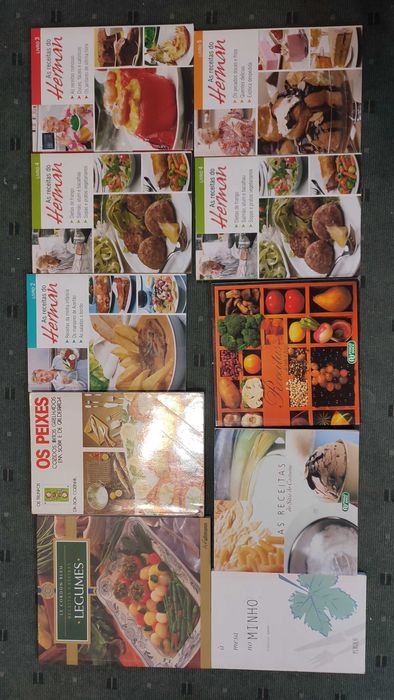 Lote 30 livros de culinária diversos