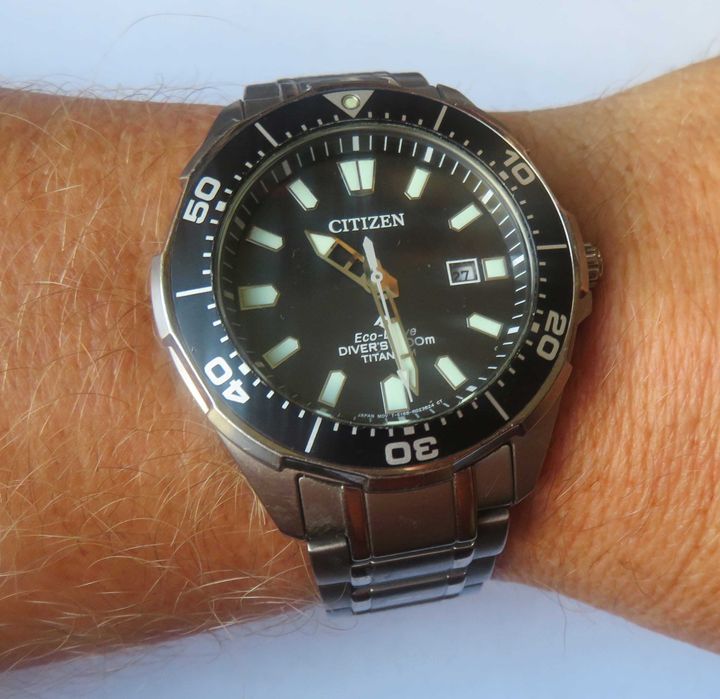 zegarek Citizen Promaster Diver tytanowy