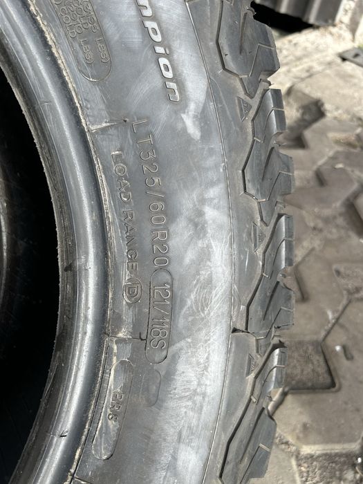 325 60 20 BFGoodrich All-Terrain T/A