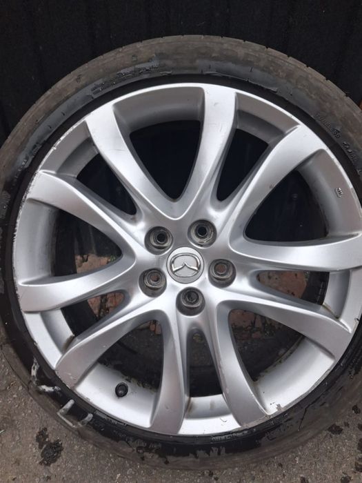 19 диски вместе с шинами на мазда