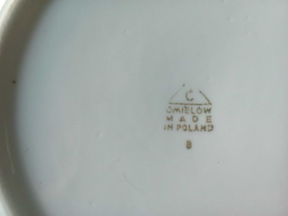 Porcelanowa Masłownica Ćmielów