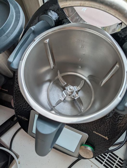 Thermomix szampańska czerń zestaw