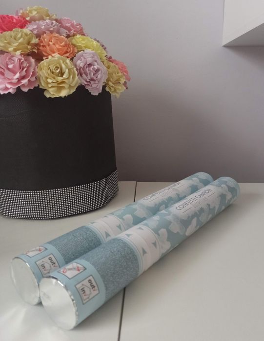 Tuby konfetti motylki