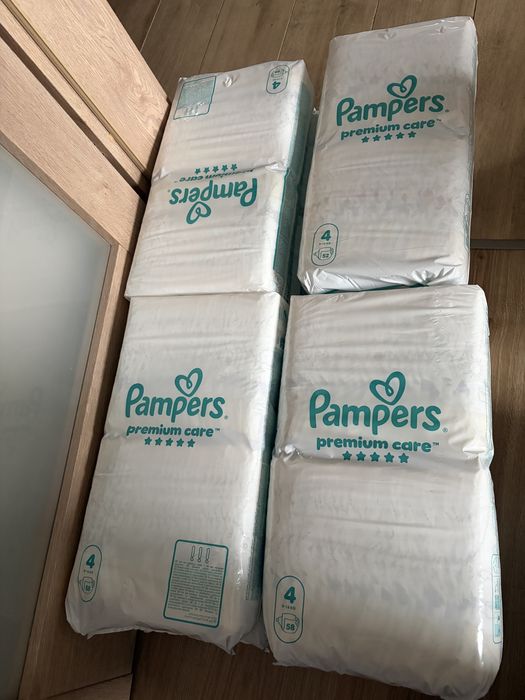 Nowe Pampers premium Care 4 454 sztuki bez kartonu