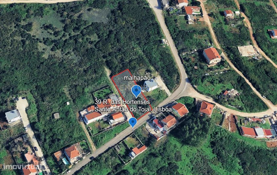 3 Lotes de Terreno (810 m²) | Malhapão – Santo Antão do Tojal