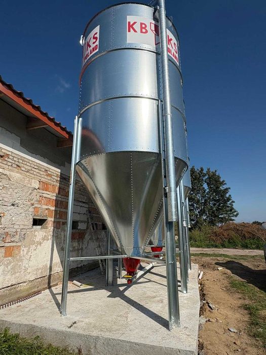 Silos Paszowy 22t Kbks Poland 60 stopni lej