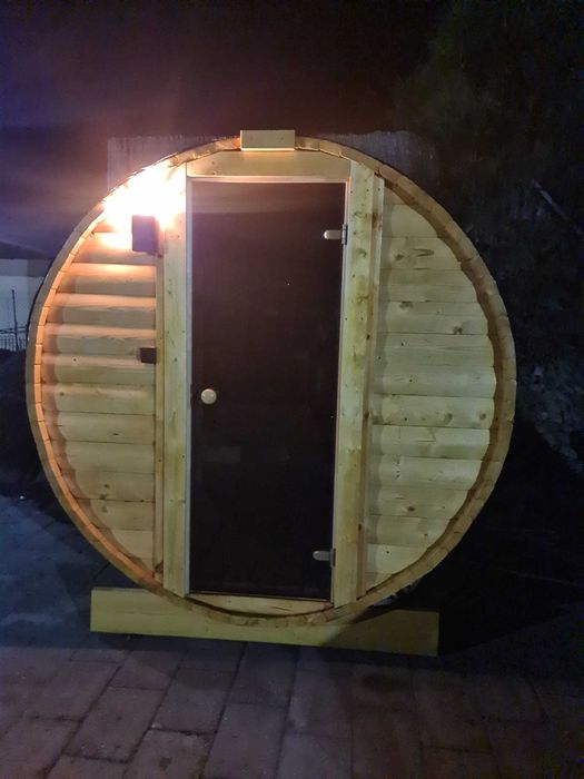 Sauna beczka fińska ogrodowa