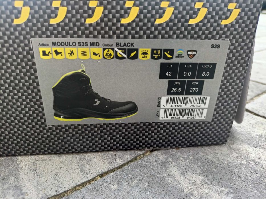 Buty robocze safety jogger modułów s3s mid