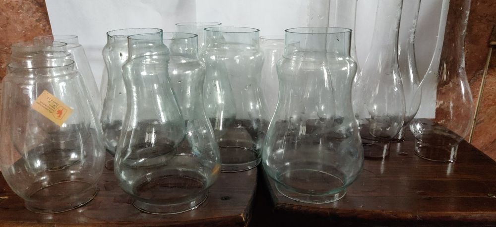 Плафони ,скло, до ламп керасінової ,літучої миші