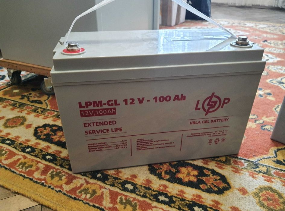 Аккумуляторы гелевые 12V 100AH LPM Logic Power