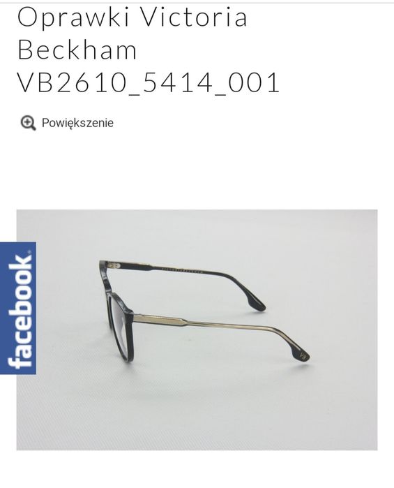 Nowe ekskluzywne oprawki okularowe damskie Victoria Beckham