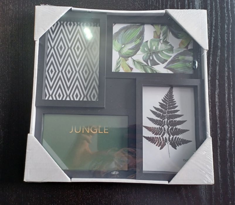 Vendo moldura para quatro fotos preta