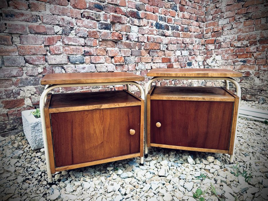 Szafki nocne 2 szt nakastlik stolik nocny prl