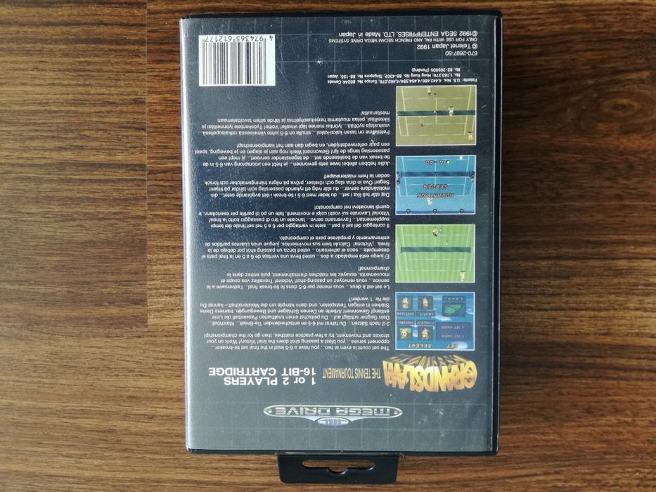 Original GRANDSLAM Game for SEGA Mega Drive64729595718657121