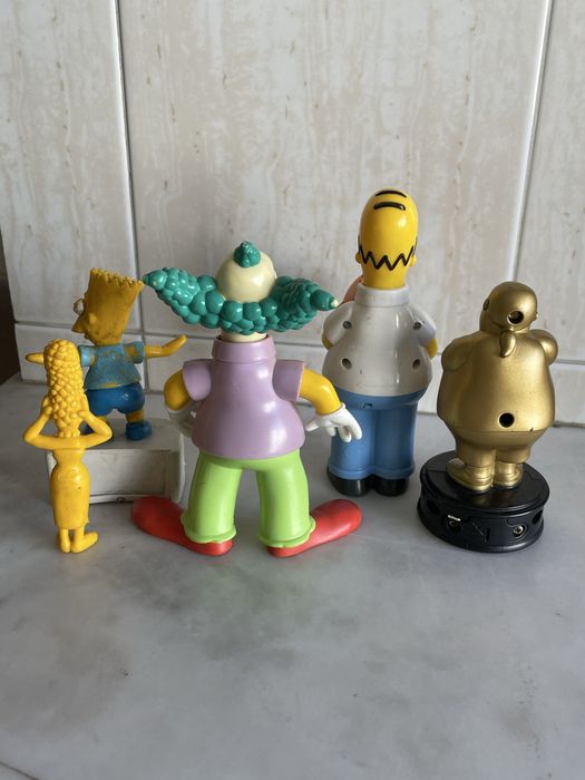 The Simpsons Vintage Figures Lot 20th Century FOX Coleção antiga 1991