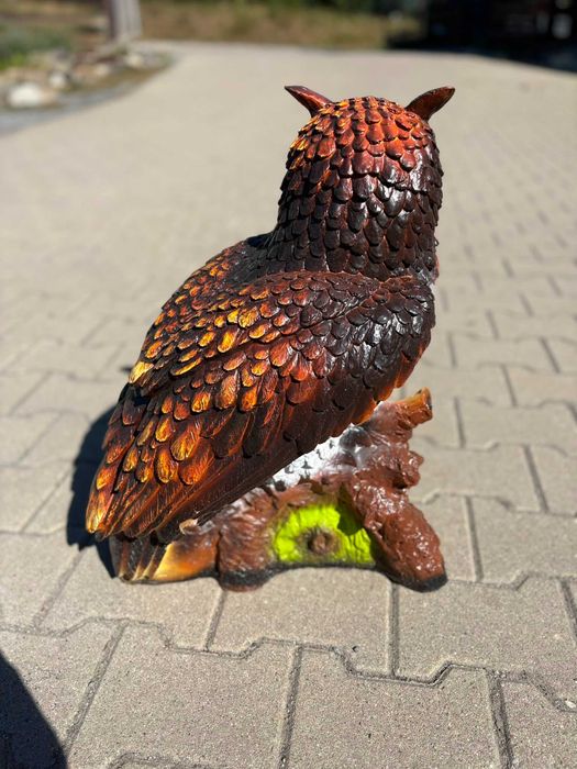 Figura Ogrodowa Sowa Brązowa