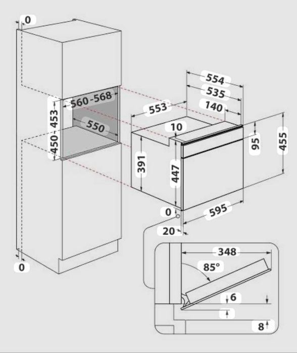 Forno combinado com microondas Whirlpool
