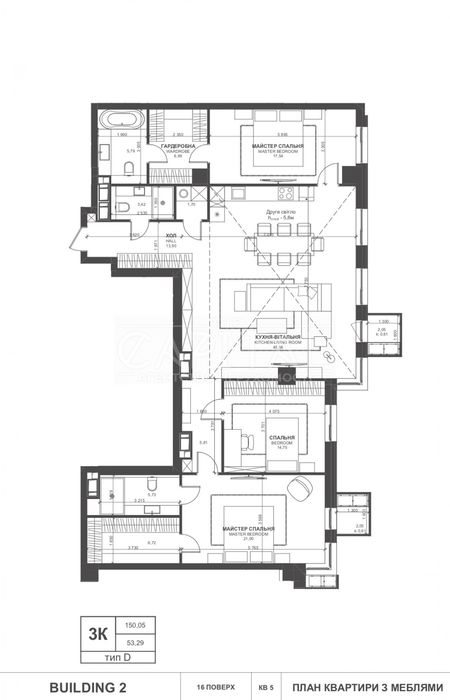 Продаж квартири, вул. Барбюса Анрі, Печерськ, ЖК TRIIINITY