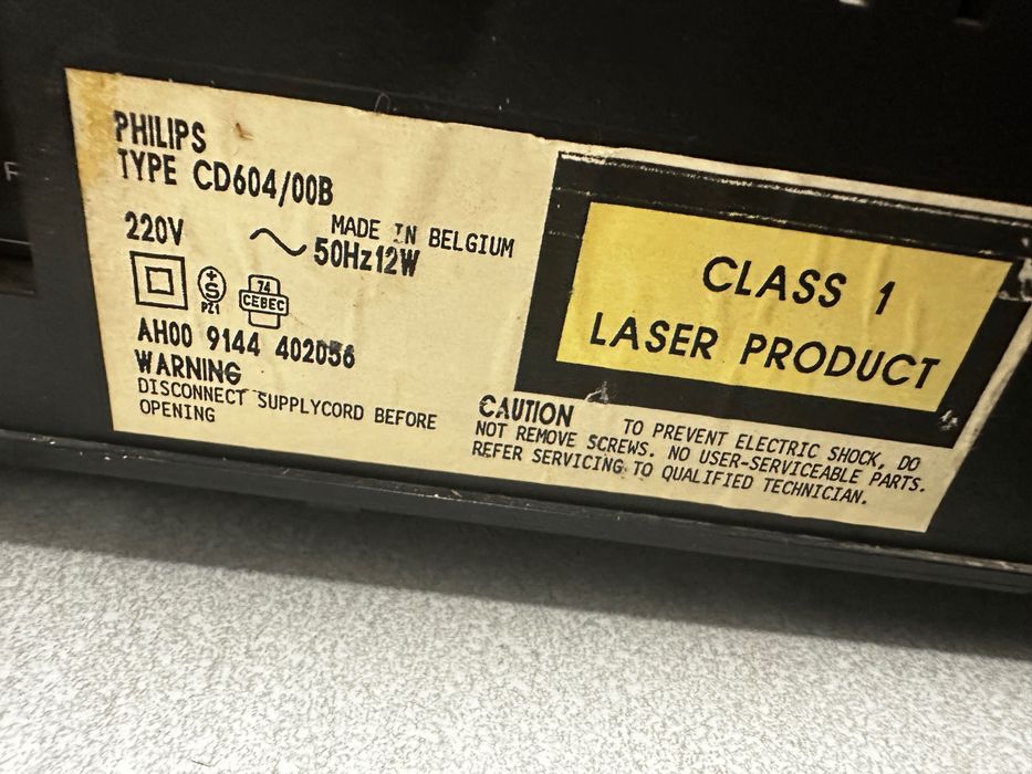 Philips CD604 CD player