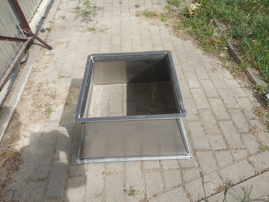 Okap kuchenny ze stali nierdzewnej 60x60