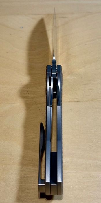 Nóż składany Jufule Duck Titan M390 Silver Dragon Scale 3`