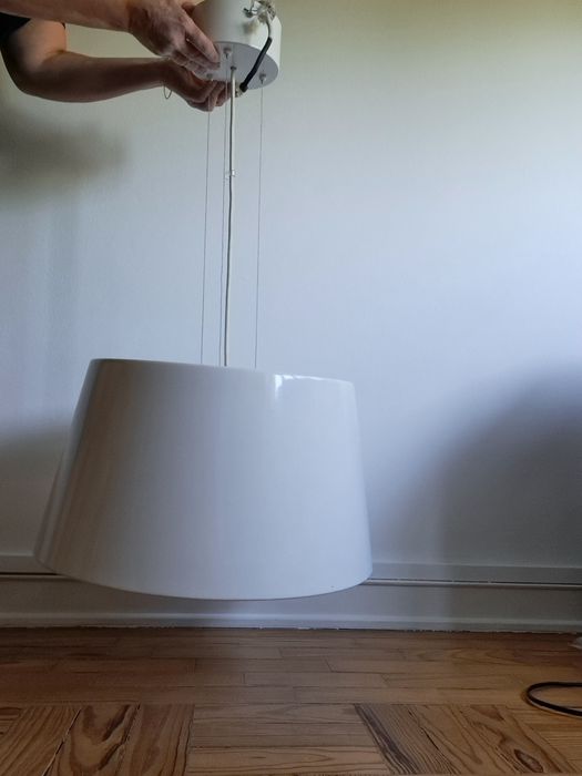 Candeeiro Kulla Ikea branco