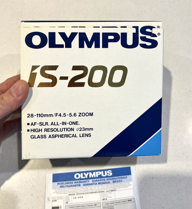 Aparat Olympus is-200 + konwerter - IDEALNY - KOLEKCJONERSKI