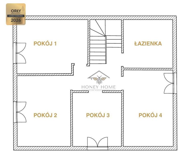 Dom wolnostojący z garażem | działka 1100 m2