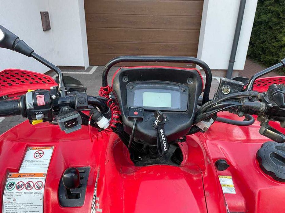 Suzuki KingQuad 750, zarejestrowany