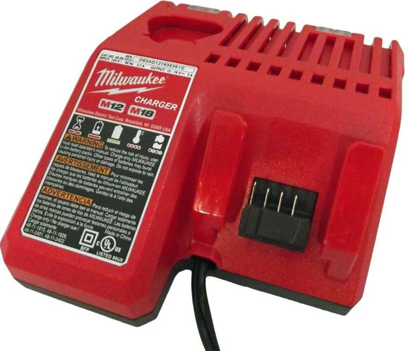 Milwaukee ładowarka M12/M18 12V/18V Li-Ion oryginał USA OUTLET