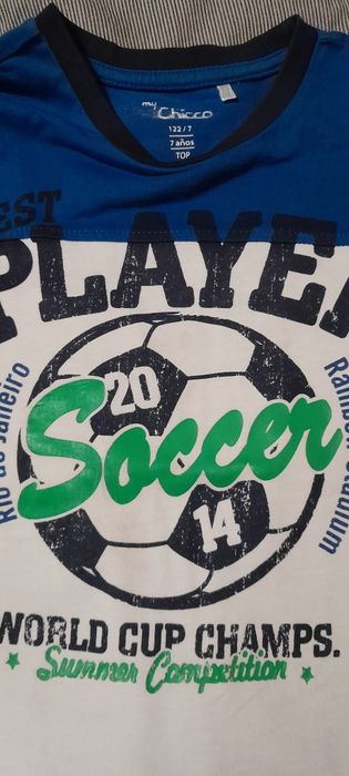Calções e tshirt rapaz 7 anos