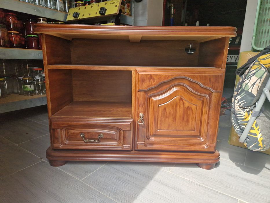 Komoda RTV / szafka pod telewizor / styl rustykalny / retro / Puck