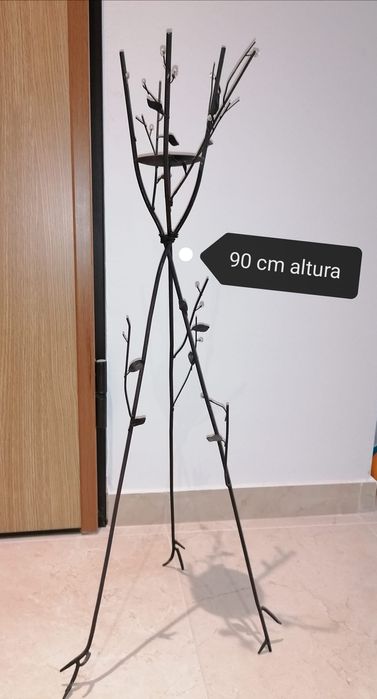 Decoração metálica para vela