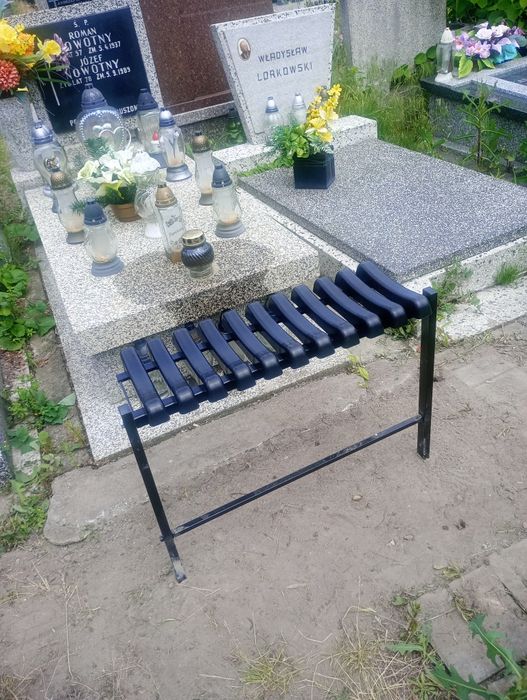 Ławeczka cmentarna z montażem  -  Łódź i okolice - szybkie terminy
