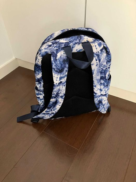 Mochila com estojo Azul e Branco