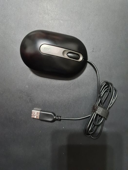 Rato Asus USB AM1D Preto