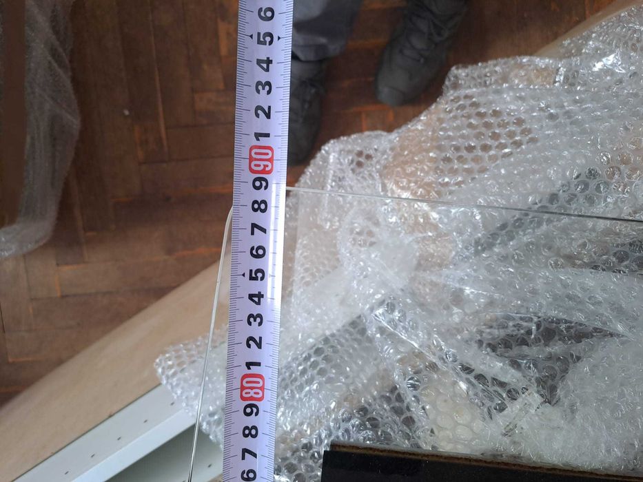 Okap Amica kominowy 50 x 90 szkło+metal