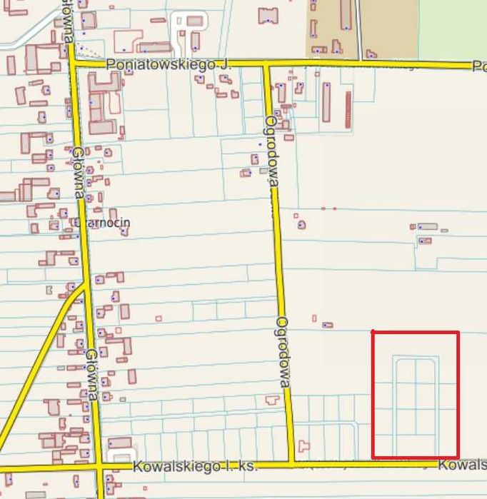 Działka w Czarnocinie z warunkami zabudowy