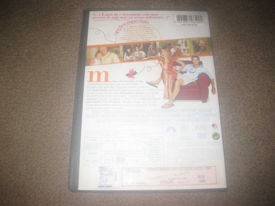 DVD "Como Despachar Um Encalhado" com Matthew McConaughey